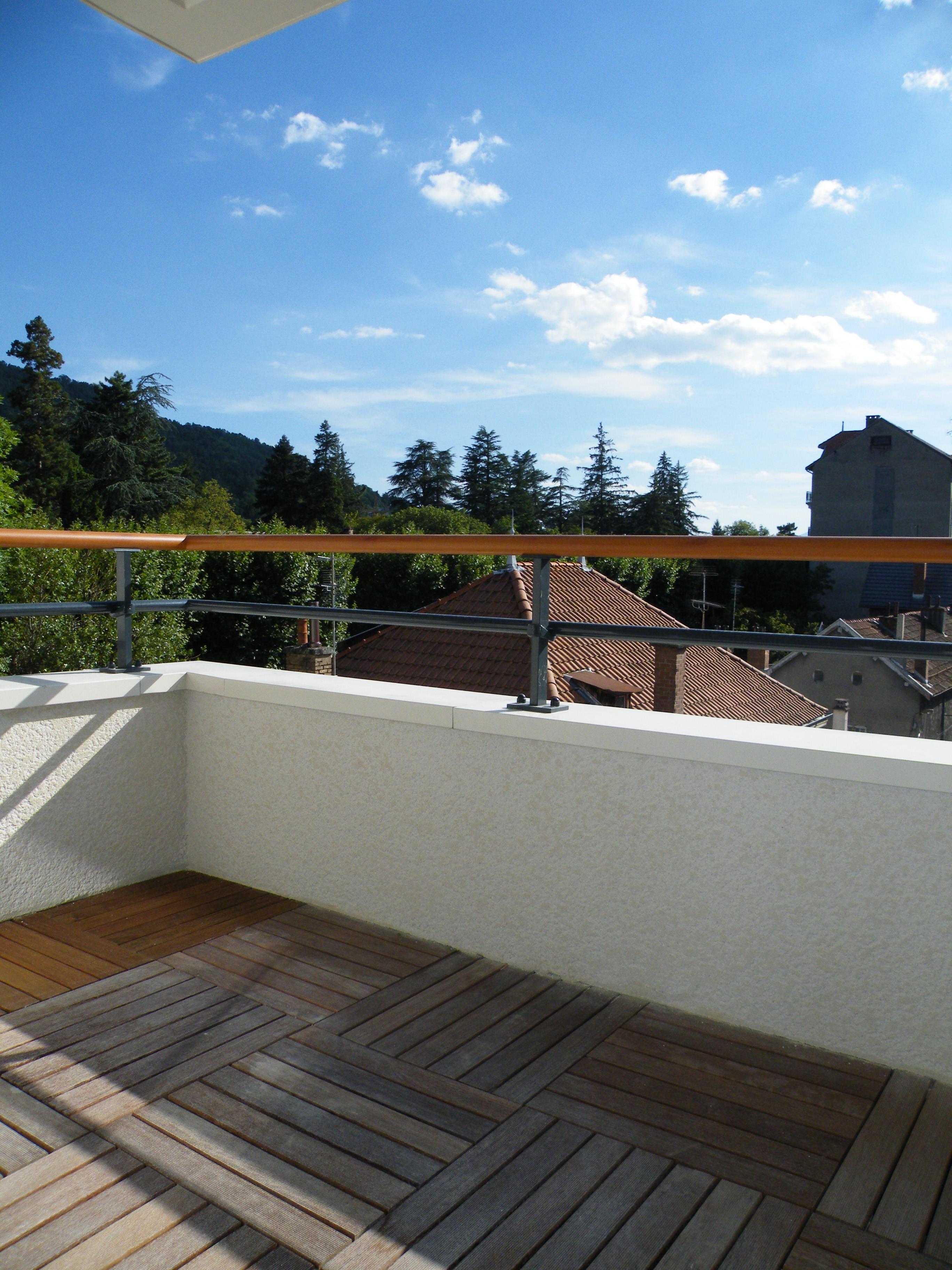 terrasse avec vue dégagée