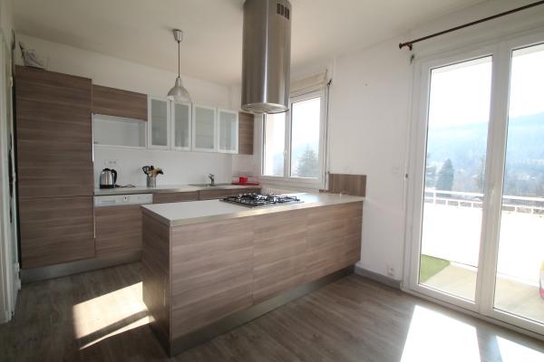 cuisine avec îlot central