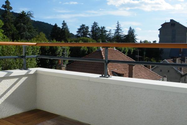 terrasse avec vue dégagée